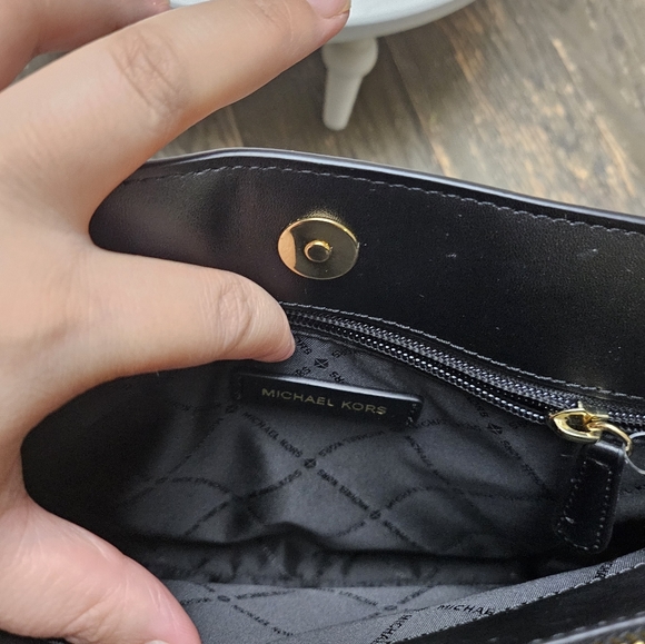 Michael Kors Camille Black MD satchel handbag New With Tags - Picture 5 of 13